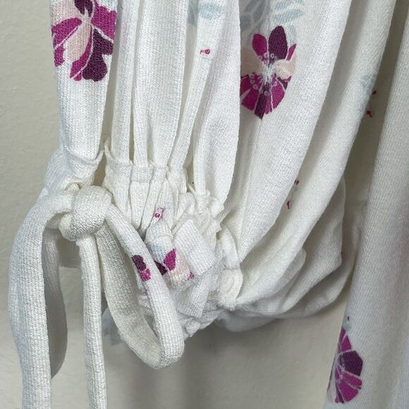 Free People Winter Sun Printed‎ Tunic Mini Dress Women Size Small Oversized Boho - Picture 14 of 16